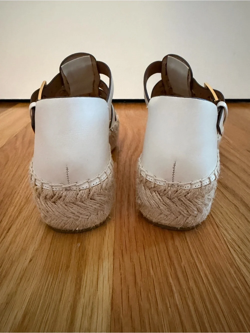 Tory Burch Women’s Cream Espadrille Fisherman Sandals